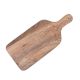 Wooden Chopping Board With Handle and Twin Floral Border